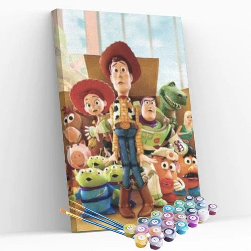 Kit Pintura Numerada Terapêutica - Toy Story