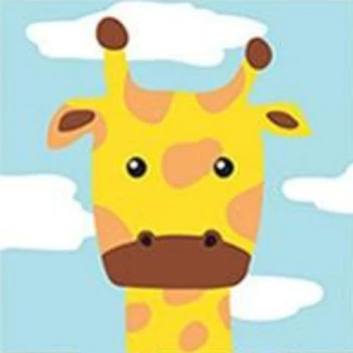 Kit Pintura Numerada Terapêutica - Girafinha