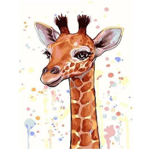 Kit Pintura Numerada Terapêutica - Girafa