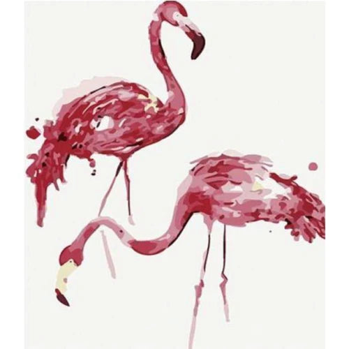 Kit Pintura Numerada Terapêutica - Flamingos