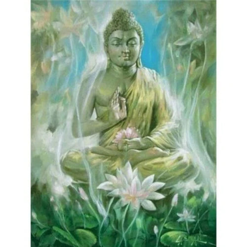 Kit Pintura Numerada Terapêutica - A Meditação de Buda