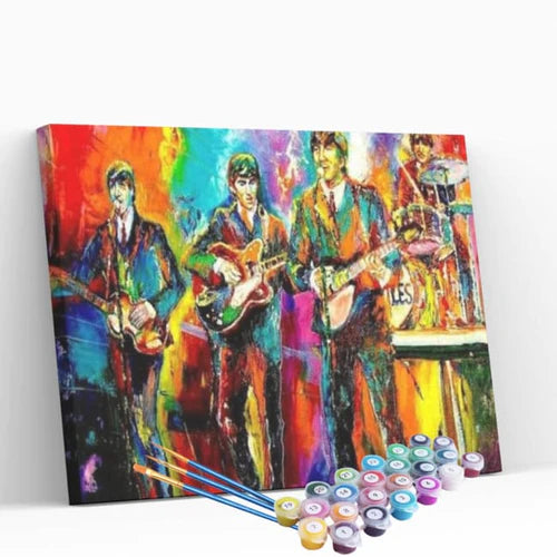 Kit Pintura Numerada Terapêutica - Beatles