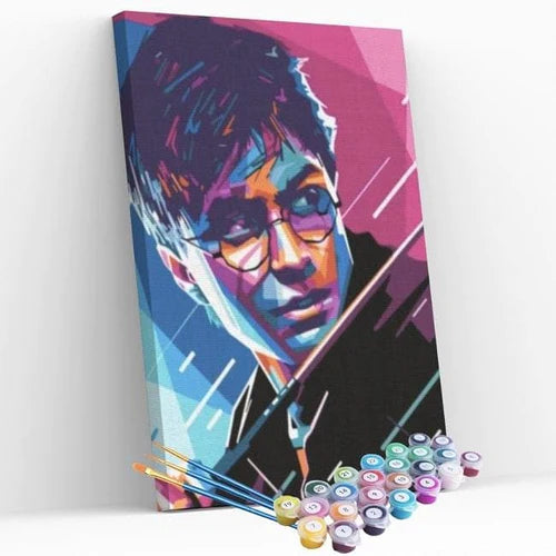 Kit Pintura Numerada Terapêutica - Harry Potter