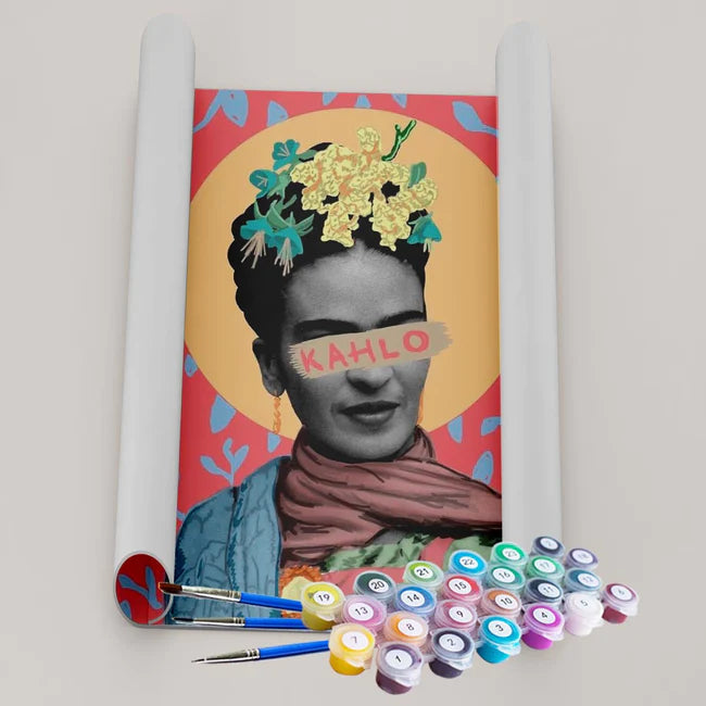 Kit Pintura Numerada Terapêutica - Frida Kahlo