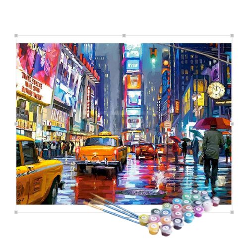 Kit Pintura Numerada Terapêutica - Times Square