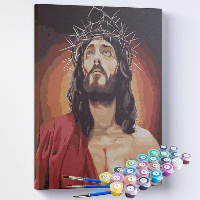 Kit Pintura Numerada Terapêutica - A Coroa de Jesus