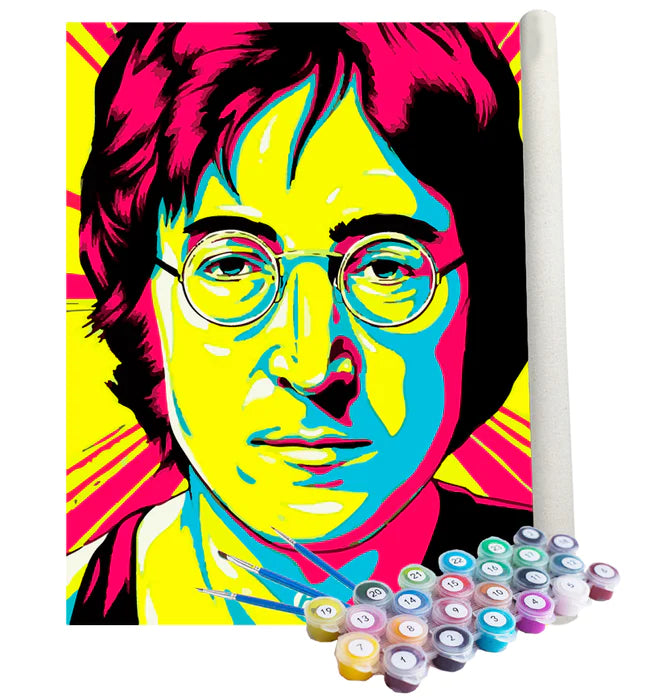 Kit Pintura Numerada Terapêutica - John Lennon
