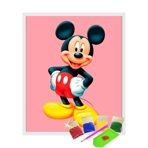 Kit Pintura com Diamantes Terapêutica - Mickey Mouse