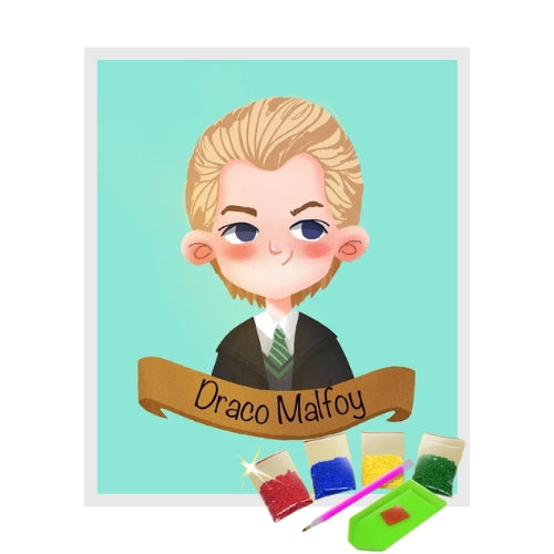 Kit Pintura com Diamantes Terapêutica - Draco Malfoy Harry Potter