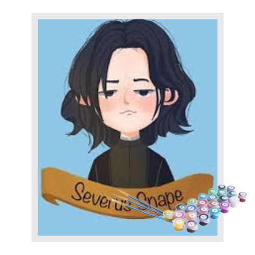 Kit Pintura Numerada Terapêutica - Severus Snape Harry Potter