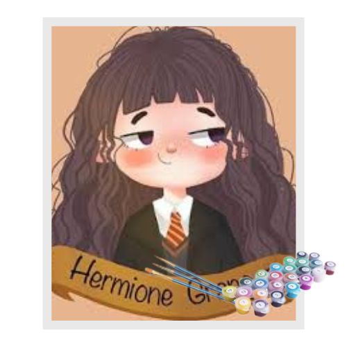 Kit Pintura Numerada Terapêutica - Hermione Granger Harry Potter