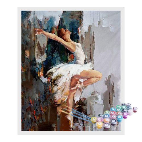 Kit Pintura Numerada Terapêutica - Bailarina