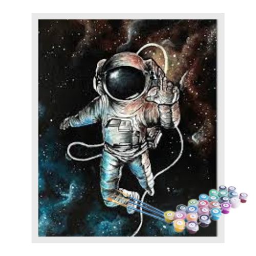 Kit Pintura Numerada Terapêutica - Astronauta