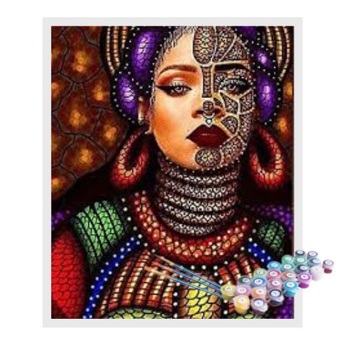 Kit Pintura Numerada Terapêutica - Rihanna